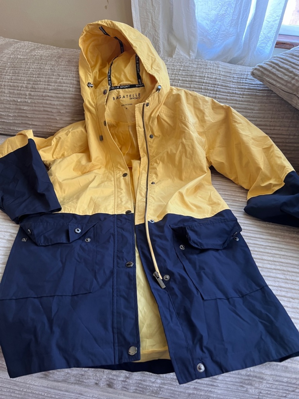 Bagatelle Sport Pale Yellow Jacket with Black Trim